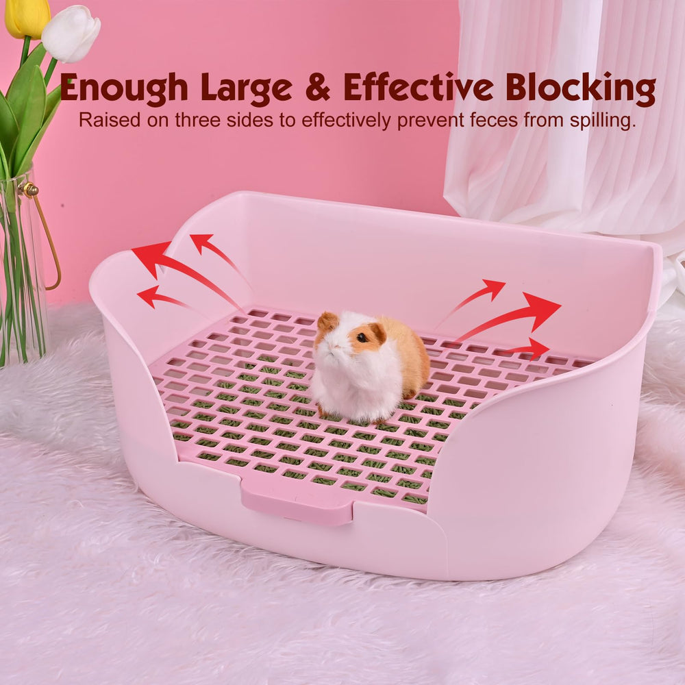 RUBYHOME bac en usage avec lapin montrant confort et espace suffisant
