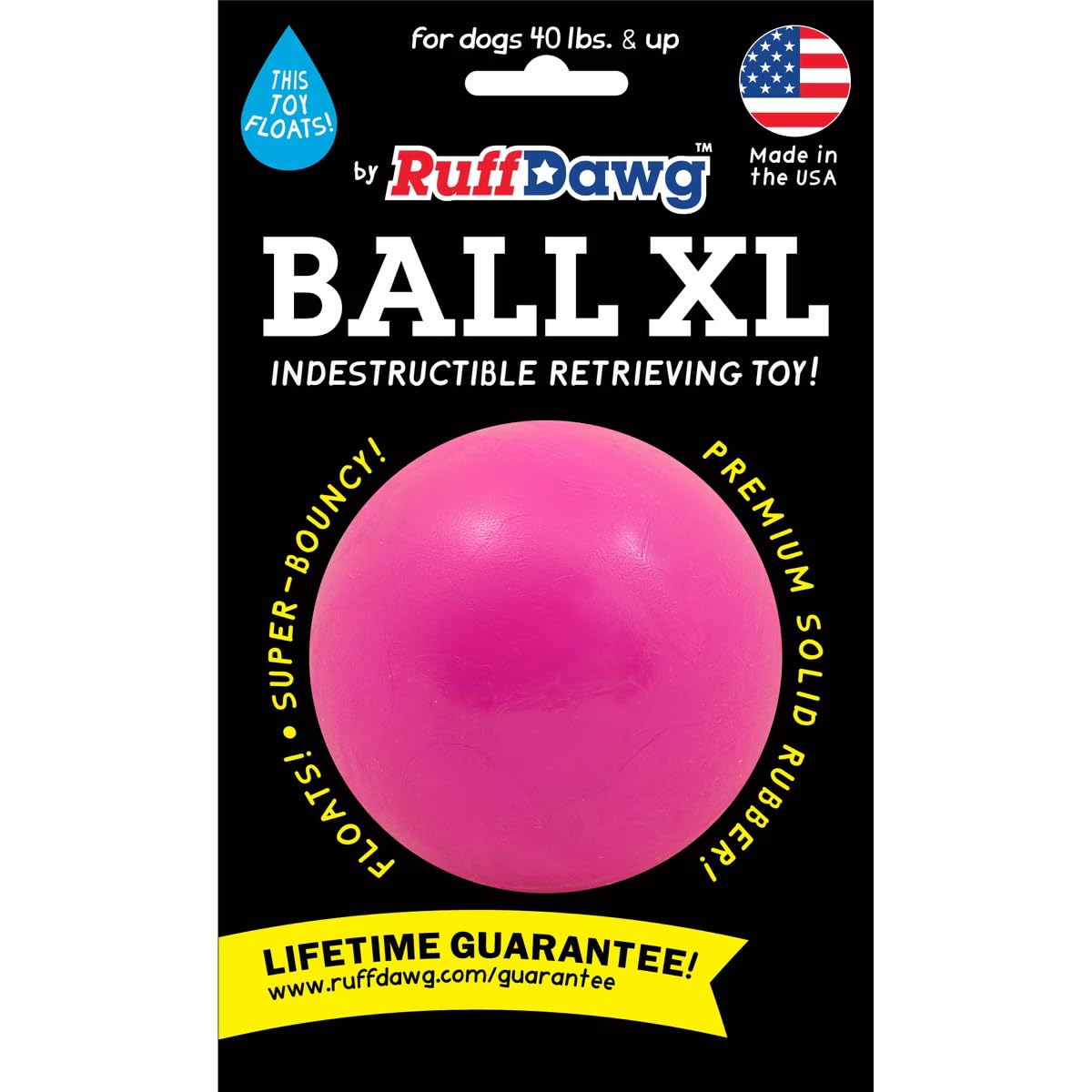 Ruff Dawg balle en plein jardin pendant jeu, favorise exercice quotidien
