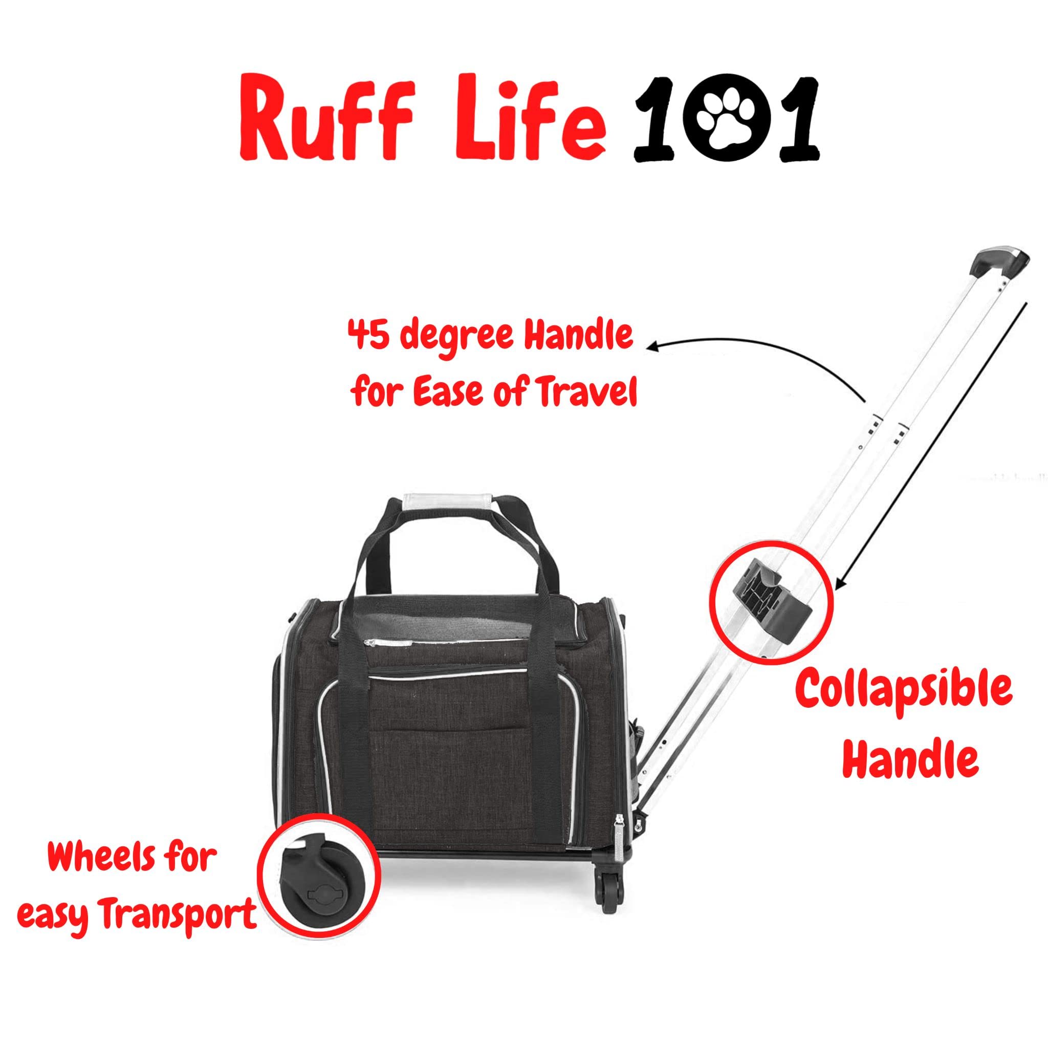 RUFF LIFE 101 coussin en peluche amovible pour confort et nettoyage simple