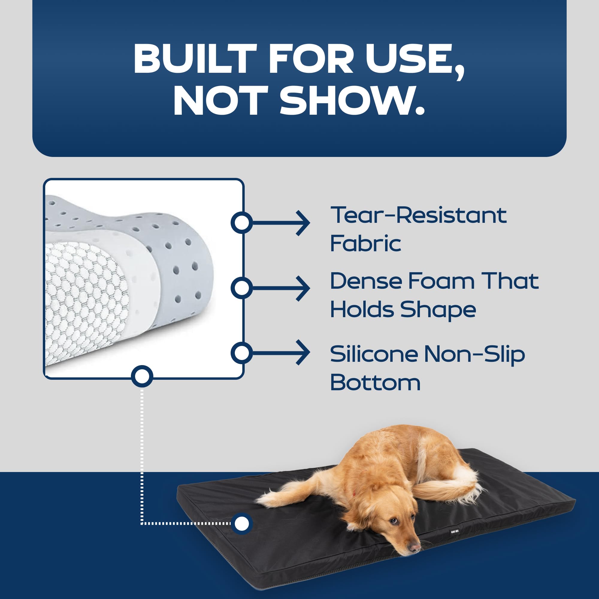 Ruff Liners matelas installé en voiture, coin repos stable pour chien