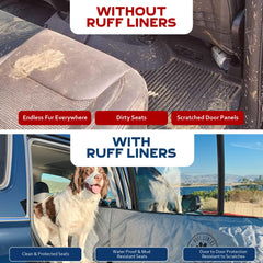 Ruff Liners détail protection de porte brevetée protégeant panneaux et bords