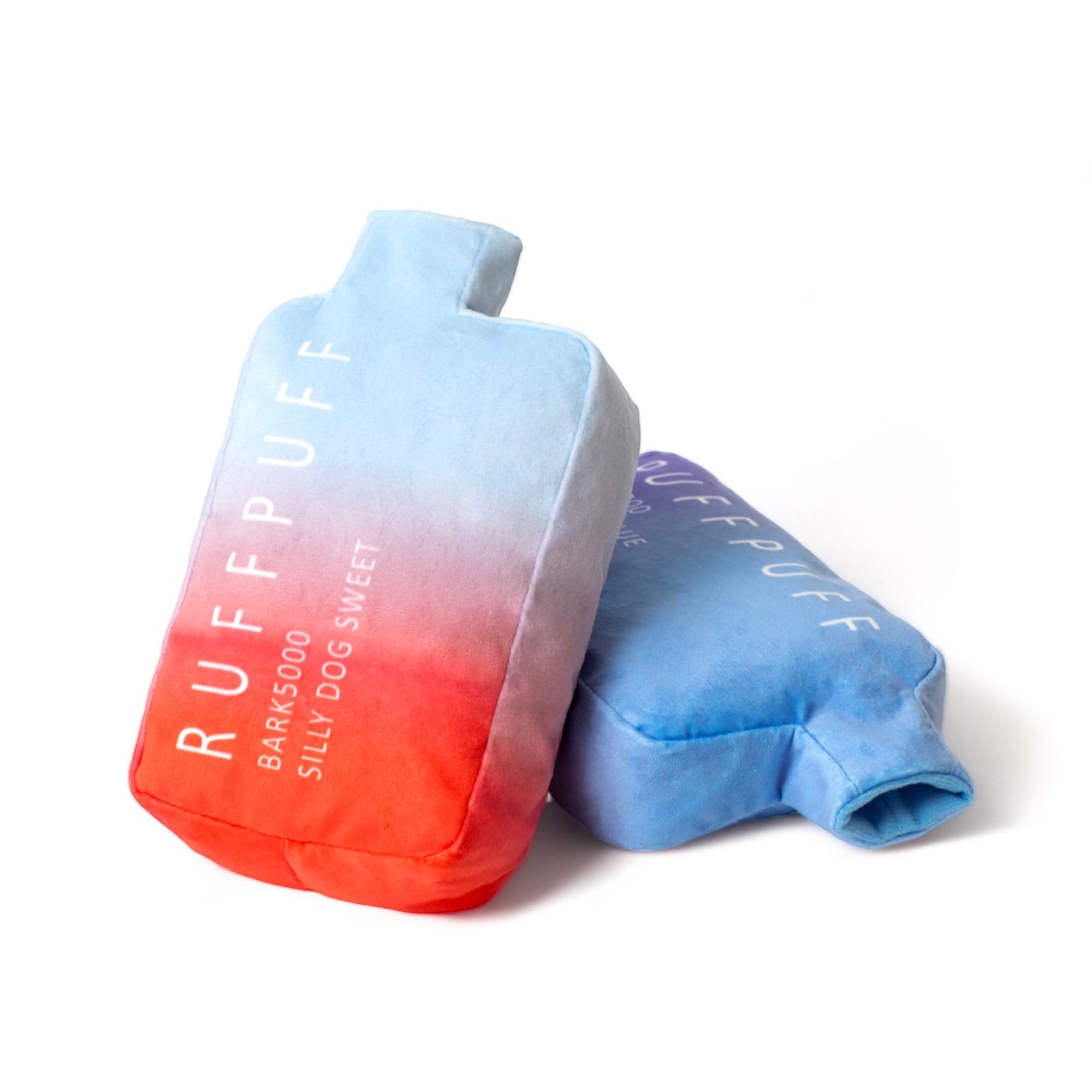 RUFF PUFF comparaison avec une main indiquant taille pratique