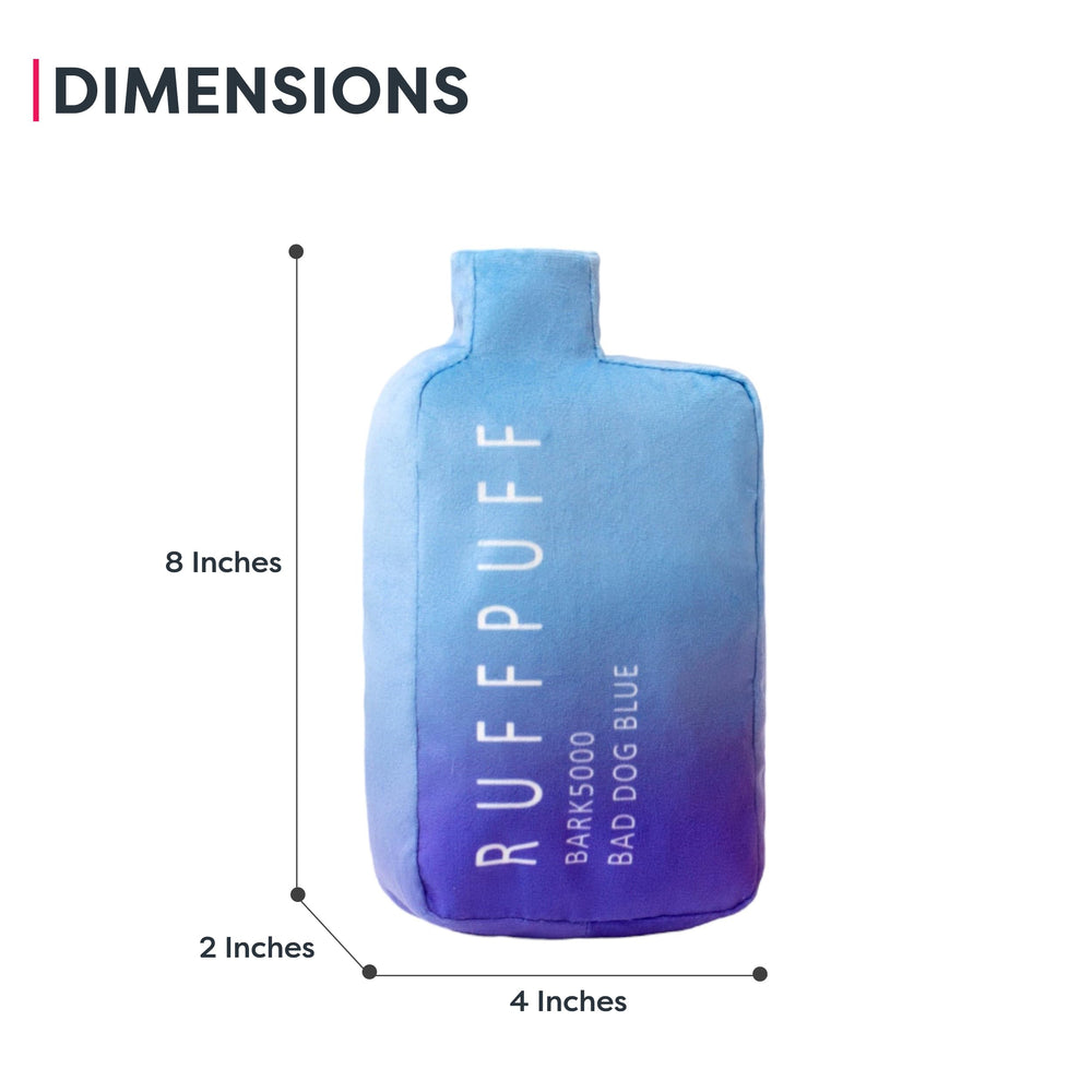 RUFF PUFF comparaison taille dans la main montre dimensions adaptées aux chiens