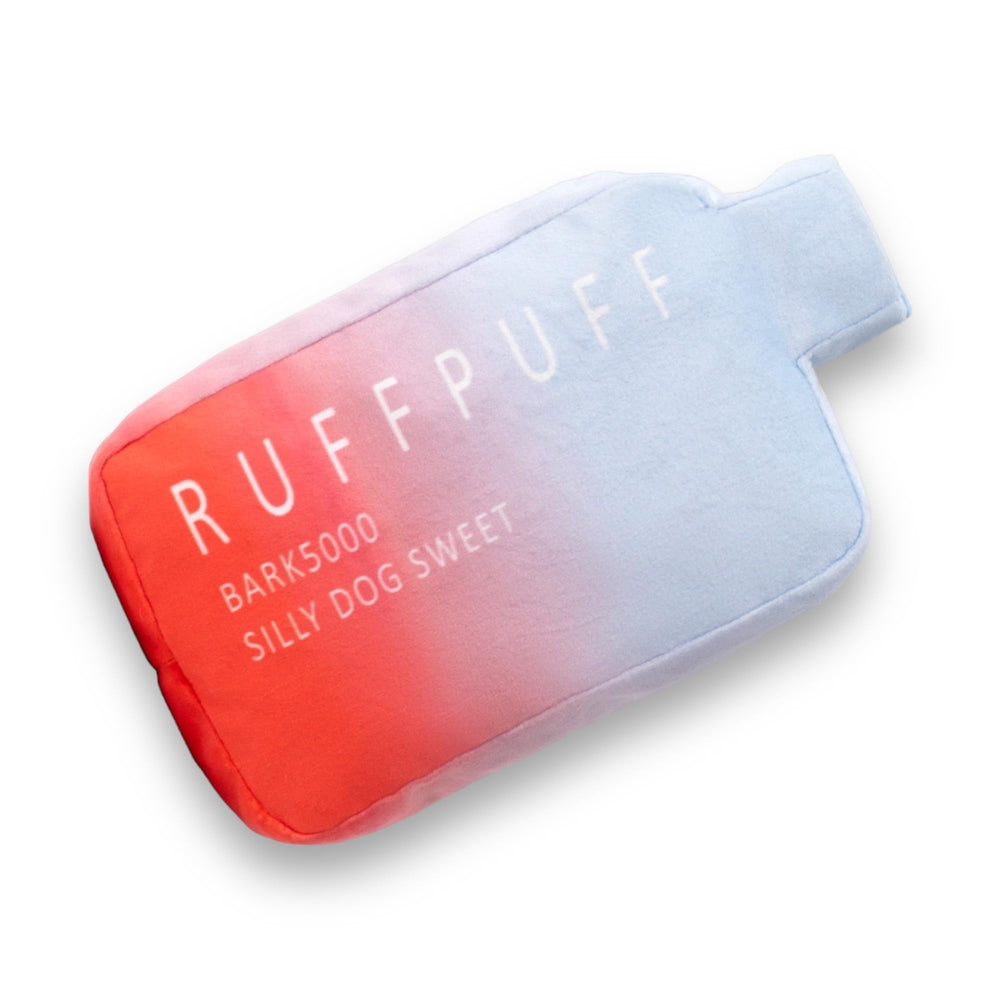 RUFF PUFF face du jouet montrant design drôle et attrait visuel