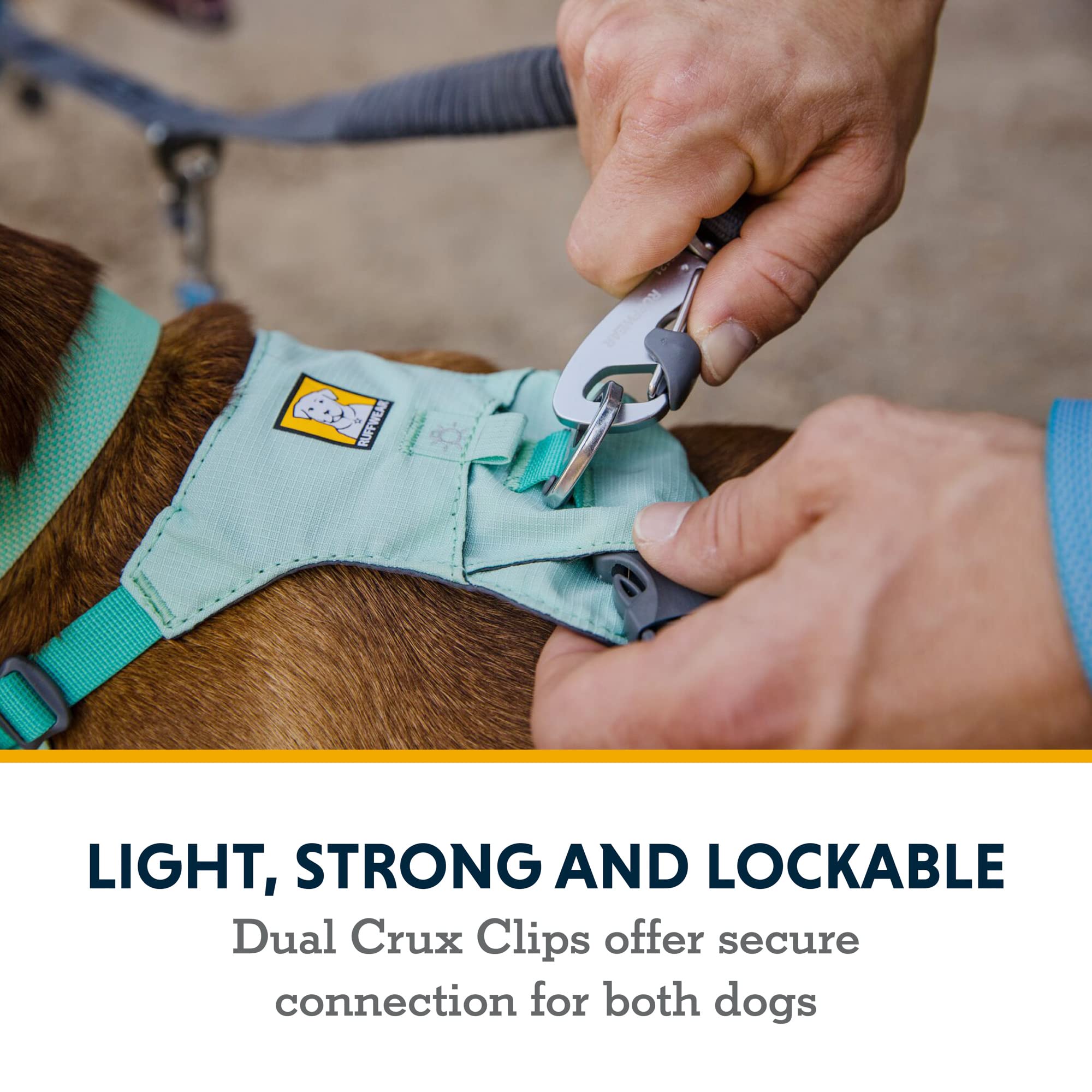 Ruffwear double track coupler réglage de longueur pour adapter à chiens de tailles différentes