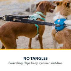 Ruffwear double track coupler texture du webbing Wavelength pour absorption des chocs