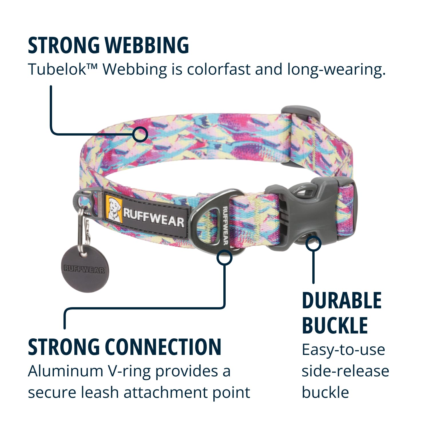 Ruffwear détail de la boucle ITW Nexus Mach 1 facilitant l’ouverture rapide