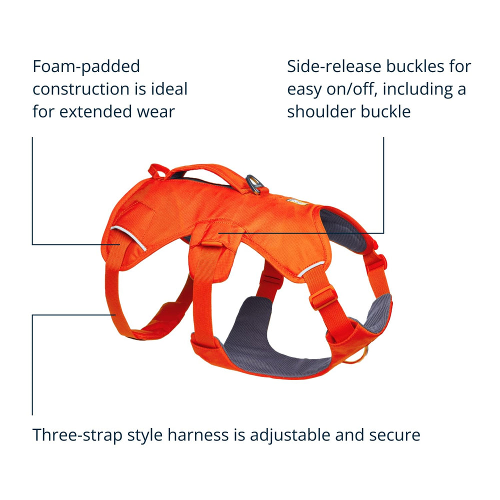 Ruffwear anneau dorsal en aluminium pour attache solide en randonnée