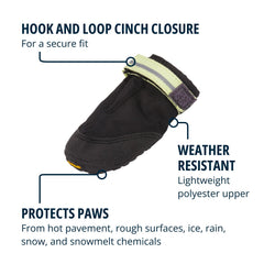 Ruffwear Summit Trex porté par chien lors d'une randonnée sécurisée