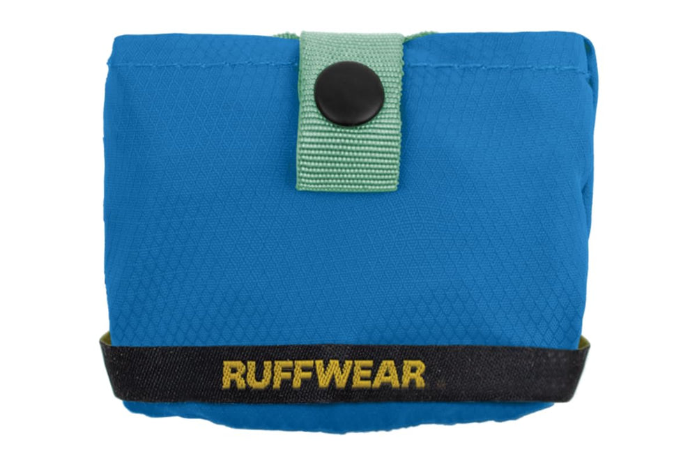 Ruffwear bol présenté avec sac et laisse, équipement randonnée optimisé