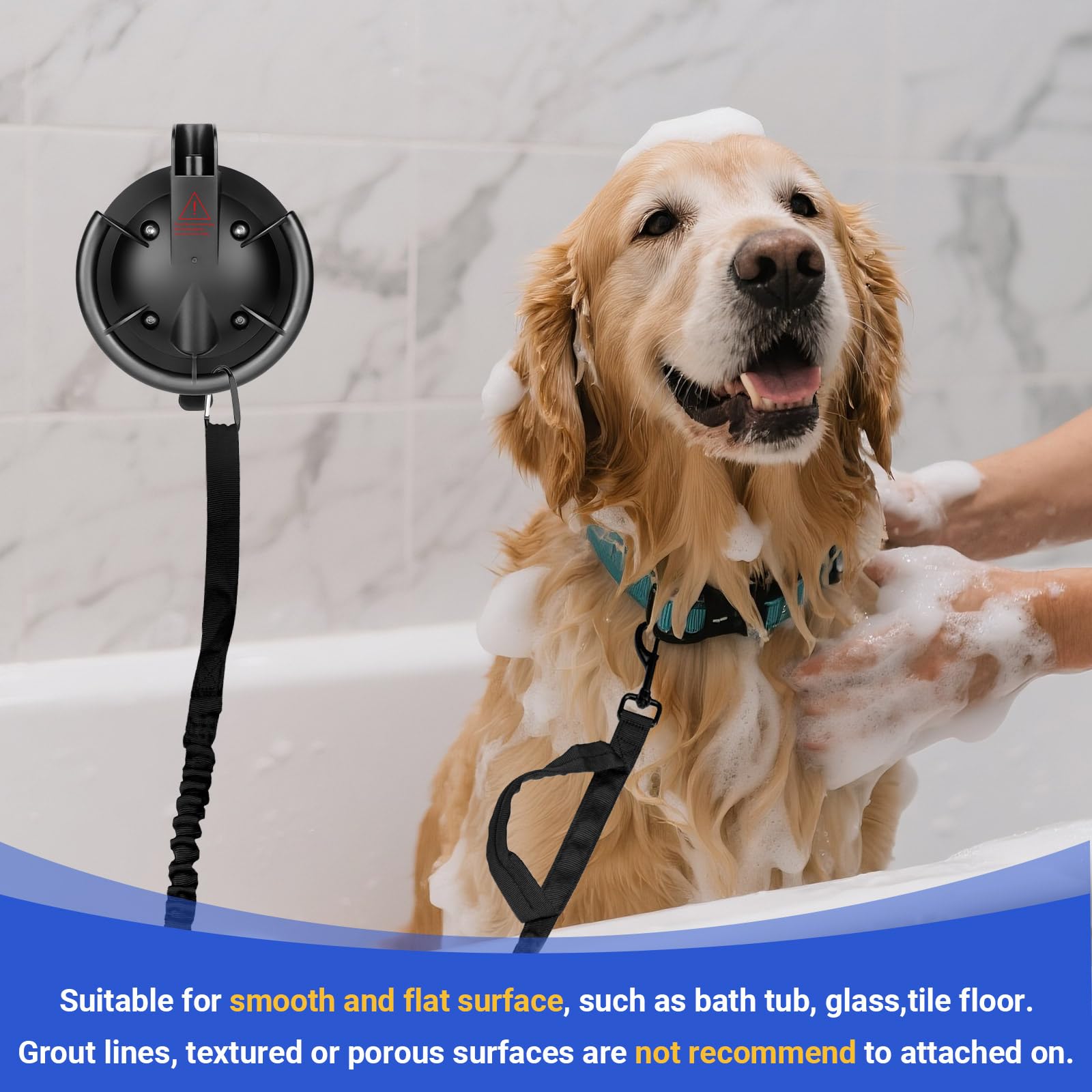 Ruppence ventouse posée sur carrelage avant utilisation pour stabilité