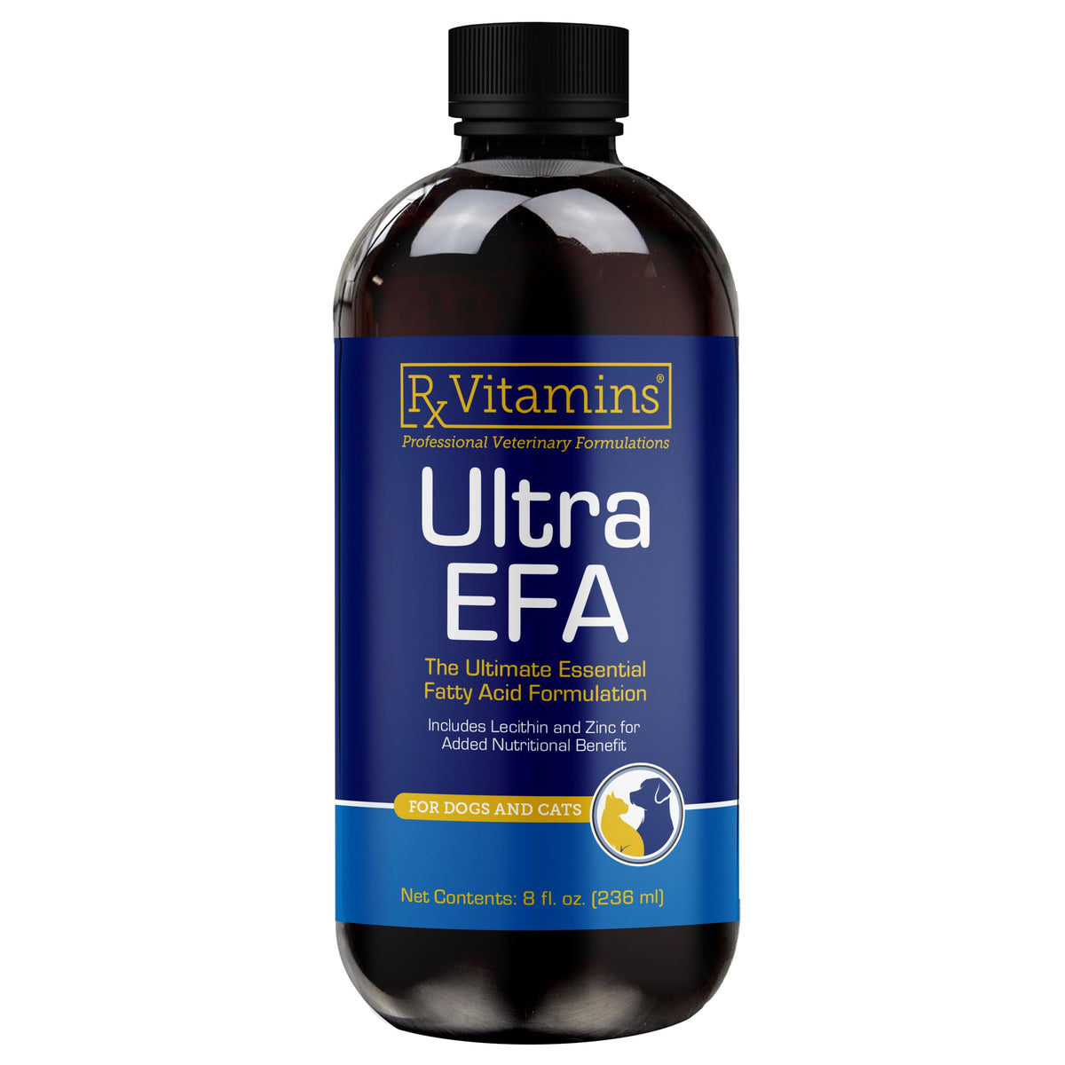 Rx Vitamins bouteille face montrant emballage et dosage bénéfique