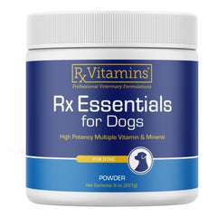 Rx Vitamins emballage avant montrant le complément quotidien et rassurant