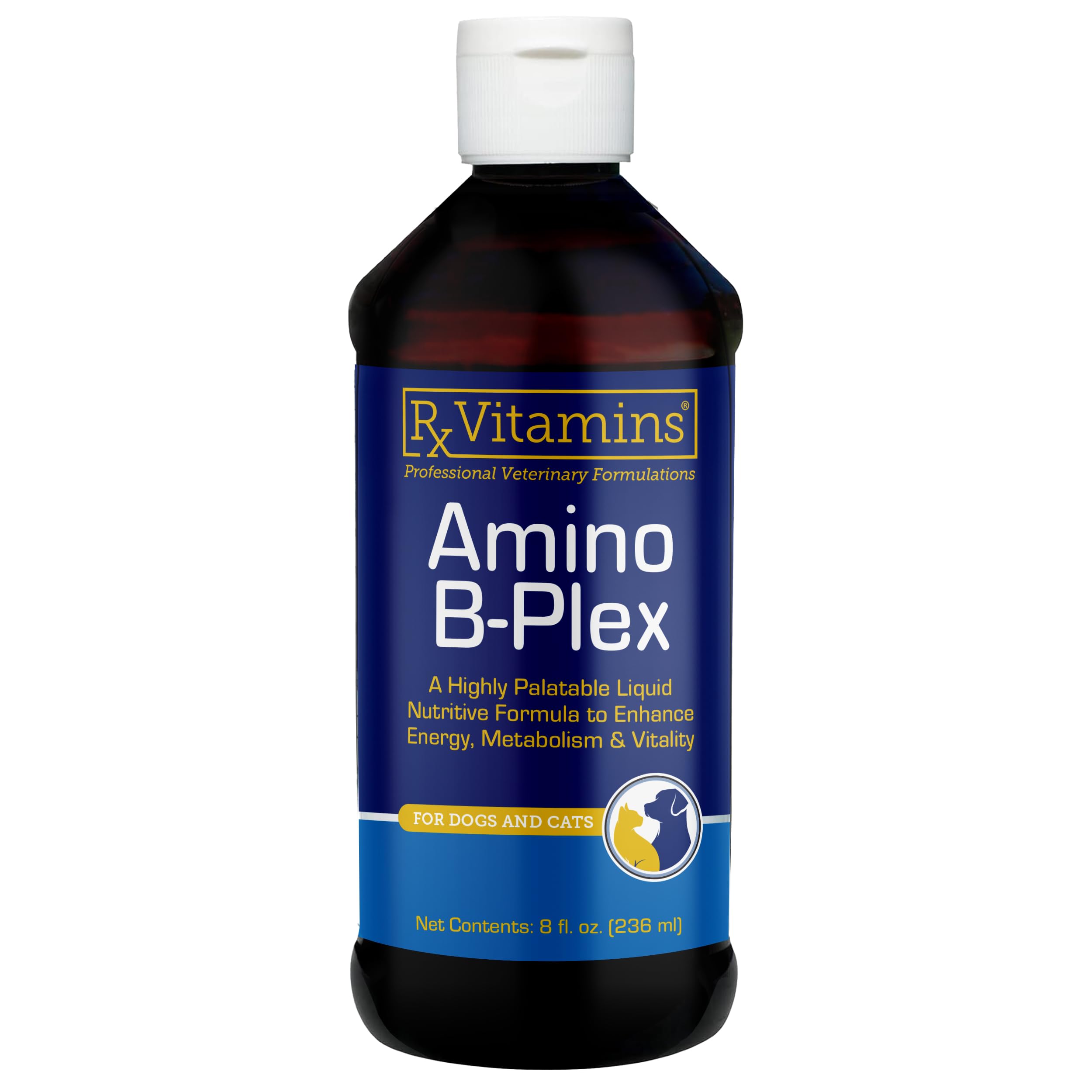 Rx Vitamins flacon avant montrant l'étiquette claire et bénéfice praticité