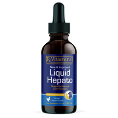 Rx Vitamins flacon Liquid Hepato avant-image bénéfice soutien hépatique