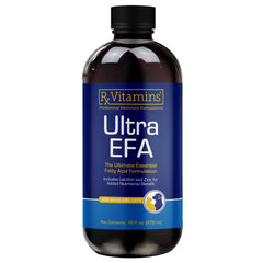 Rx Vitamins flacon Ultra EFA face montrant l'étiquette claire et bénéfice nutritionnel