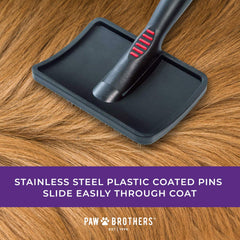 RYAN'S PET SUPPLIES comparaison de taille pour évaluer couverture de la brosse