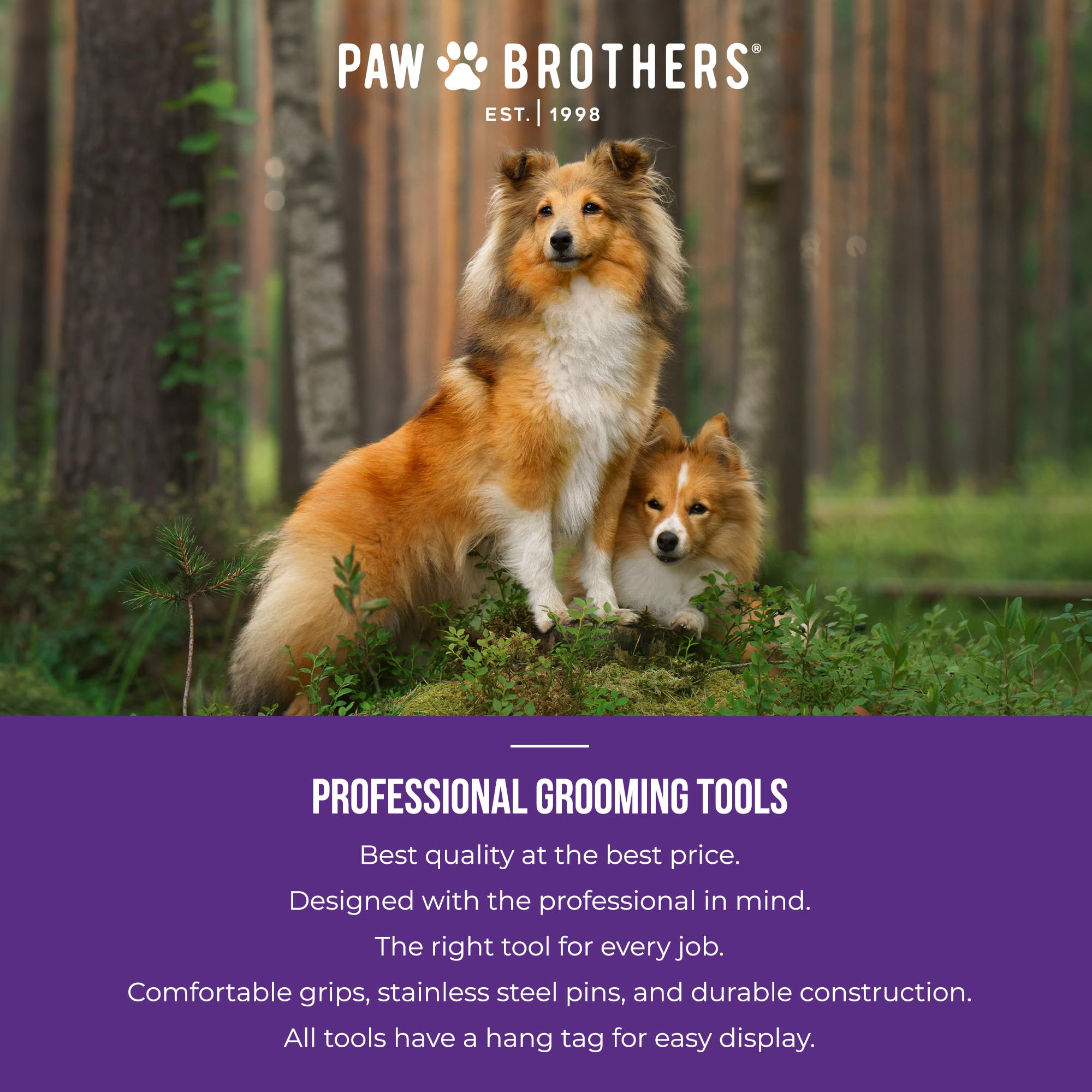 RYAN'S PET SUPPLIES emballage et étiquette montrant qualité professionnelle et durabilité