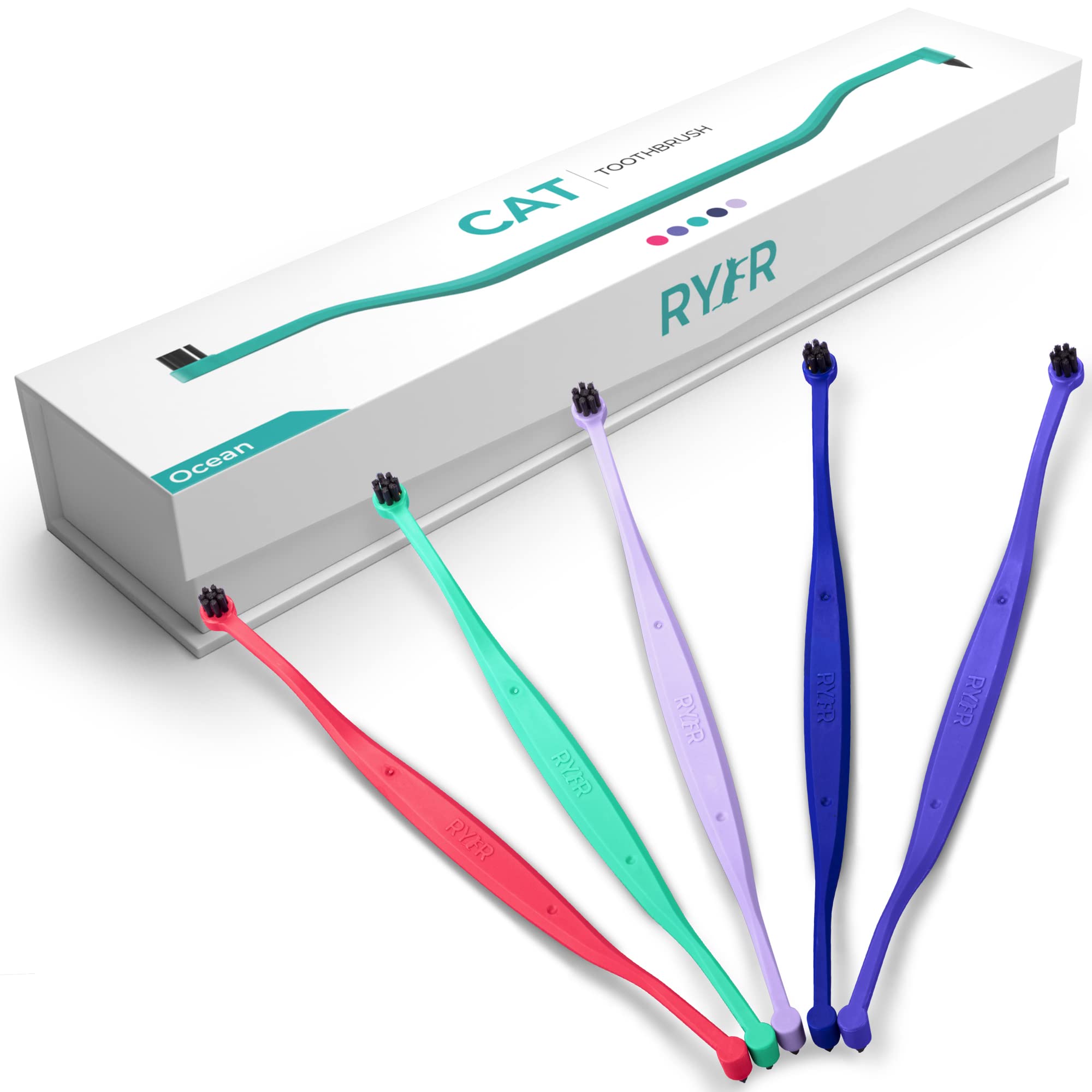 RYERCAT assortiment cinq couleurs facilite attribution par animal