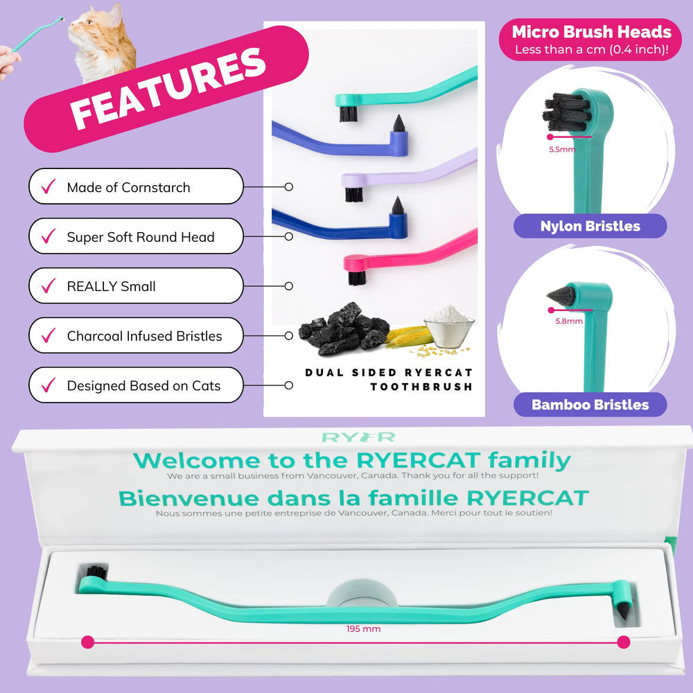 RYERCAT double face poils et pick pour nettoyage efficace