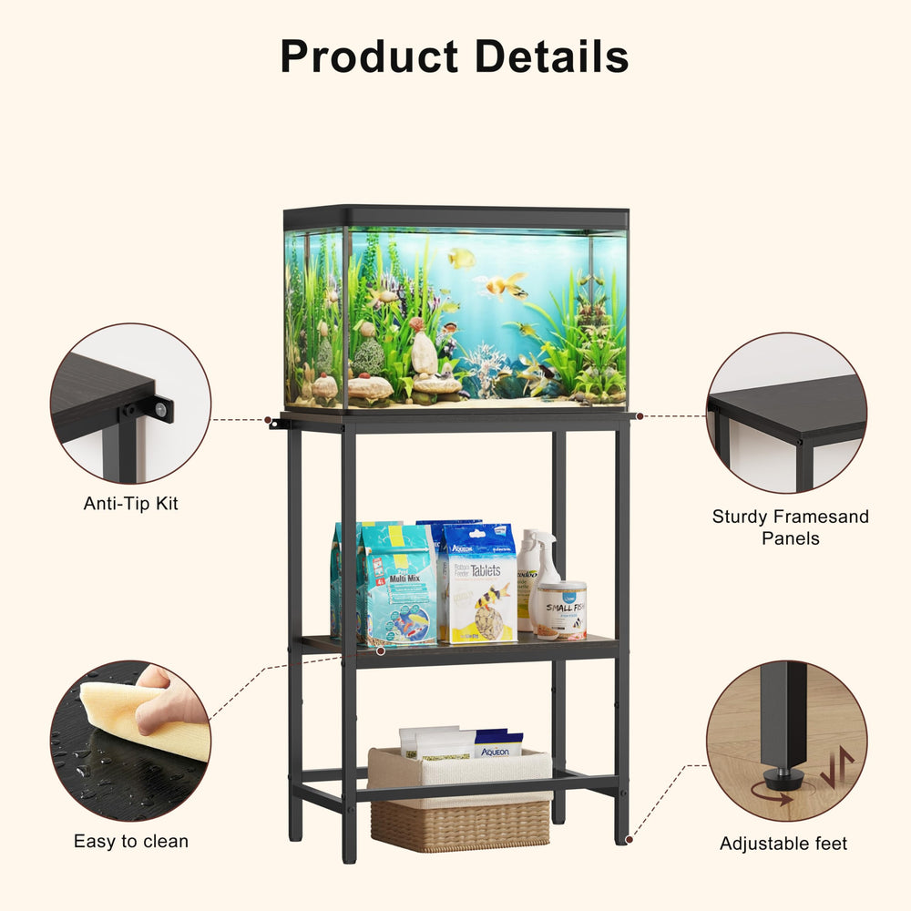 Rymeera comparaison d'échelle avec aquarium, vérification des dimensions 10 gallons