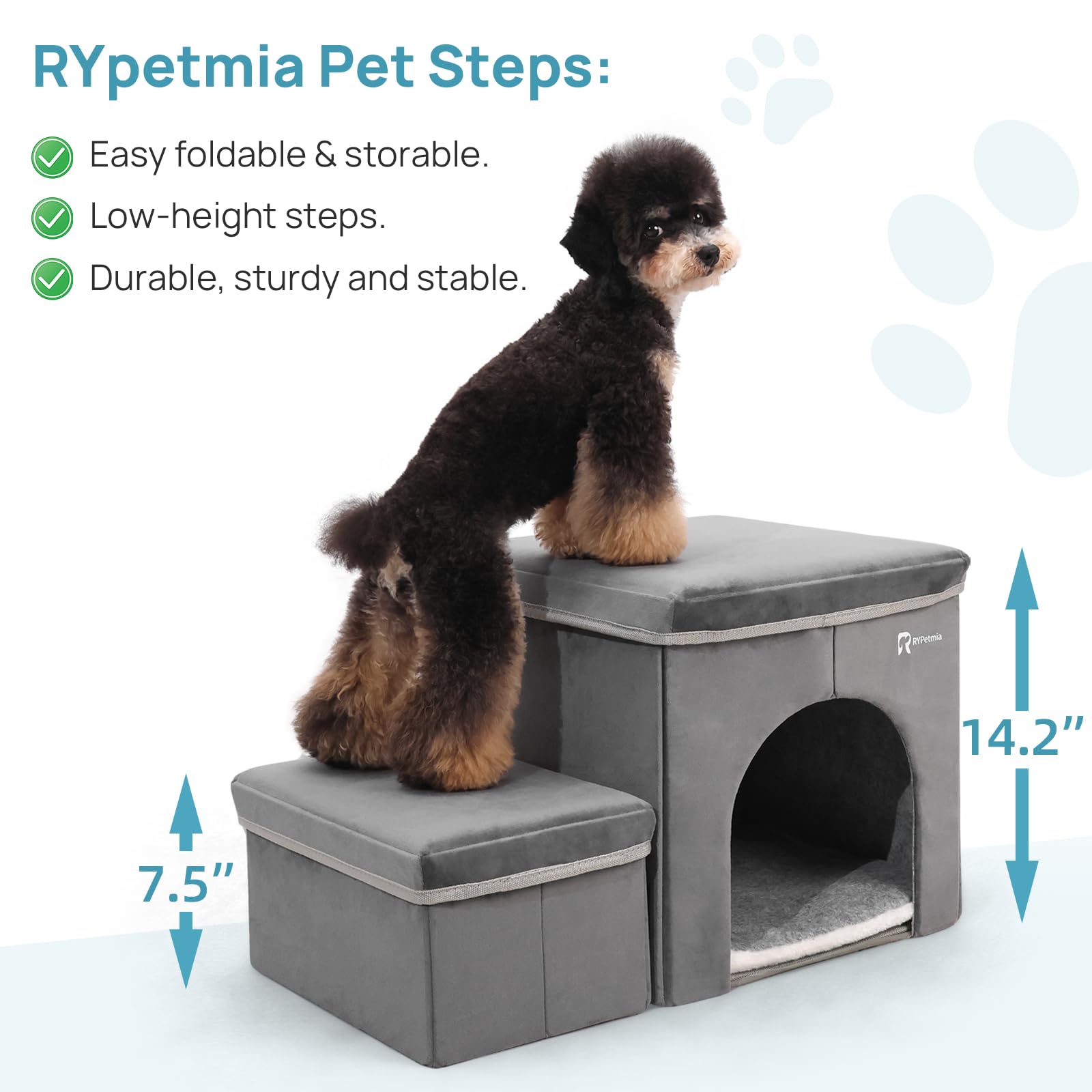 RYpetmia rangement ouvert rempli de jouets, organisation pratique des accessoires