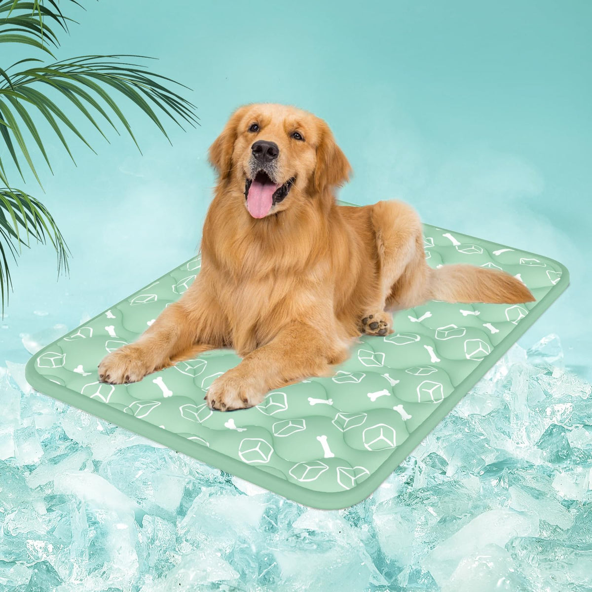Rywell tapis face avant montrant format et design, apporte confort rafraîchissant