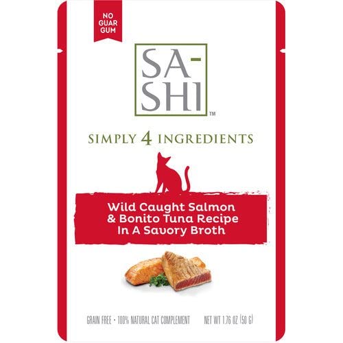 Sa-Shi packaging avant montrant sachet prêt à servir et facilité d'utilisation