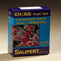 Salifert kit face avant emballage montrant flacons et instructions pour tests fiables