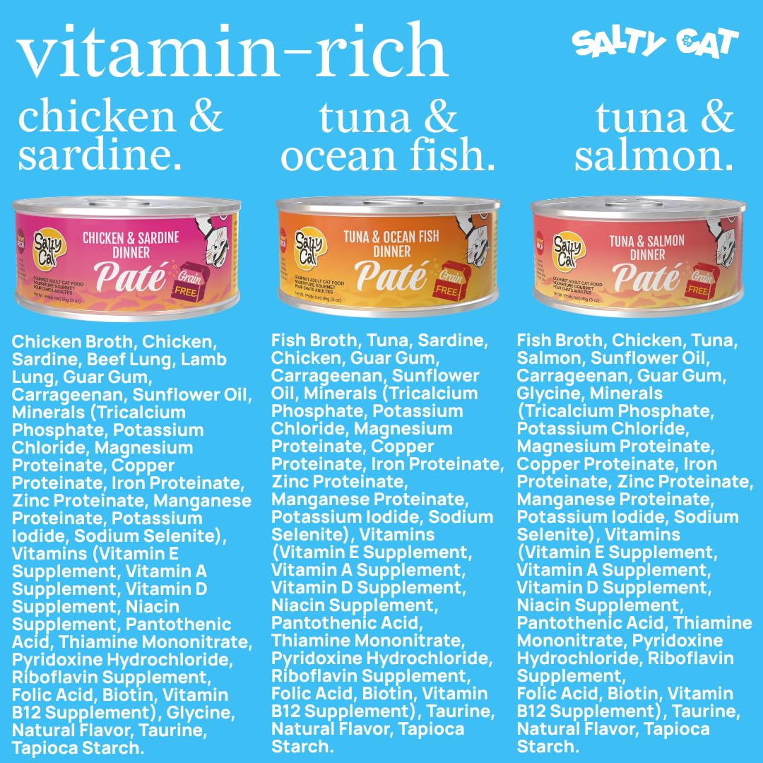 Salty Cat comparaison taille d’une boîte pour visualiser portion individuelle pratique