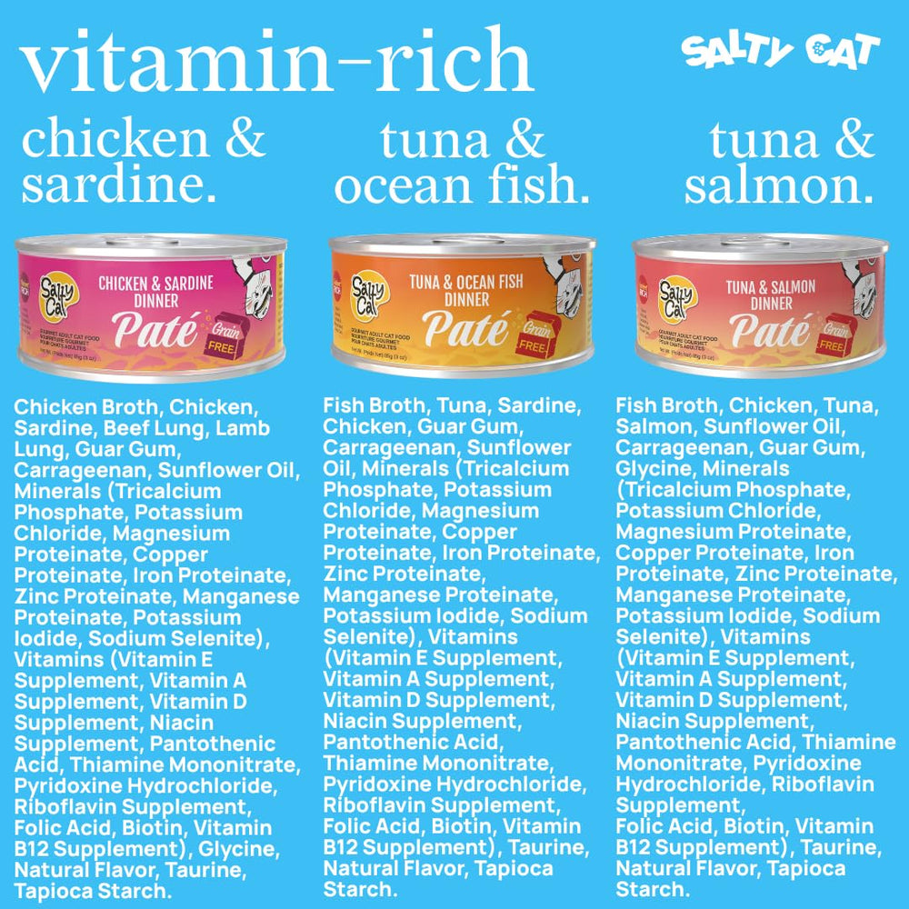 Salty Cat comparaison taille d’une boîte pour visualiser portion individuelle pratique