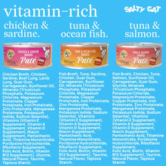 Salty Cat comparaison taille d’une boîte pour visualiser portion individuelle pratique