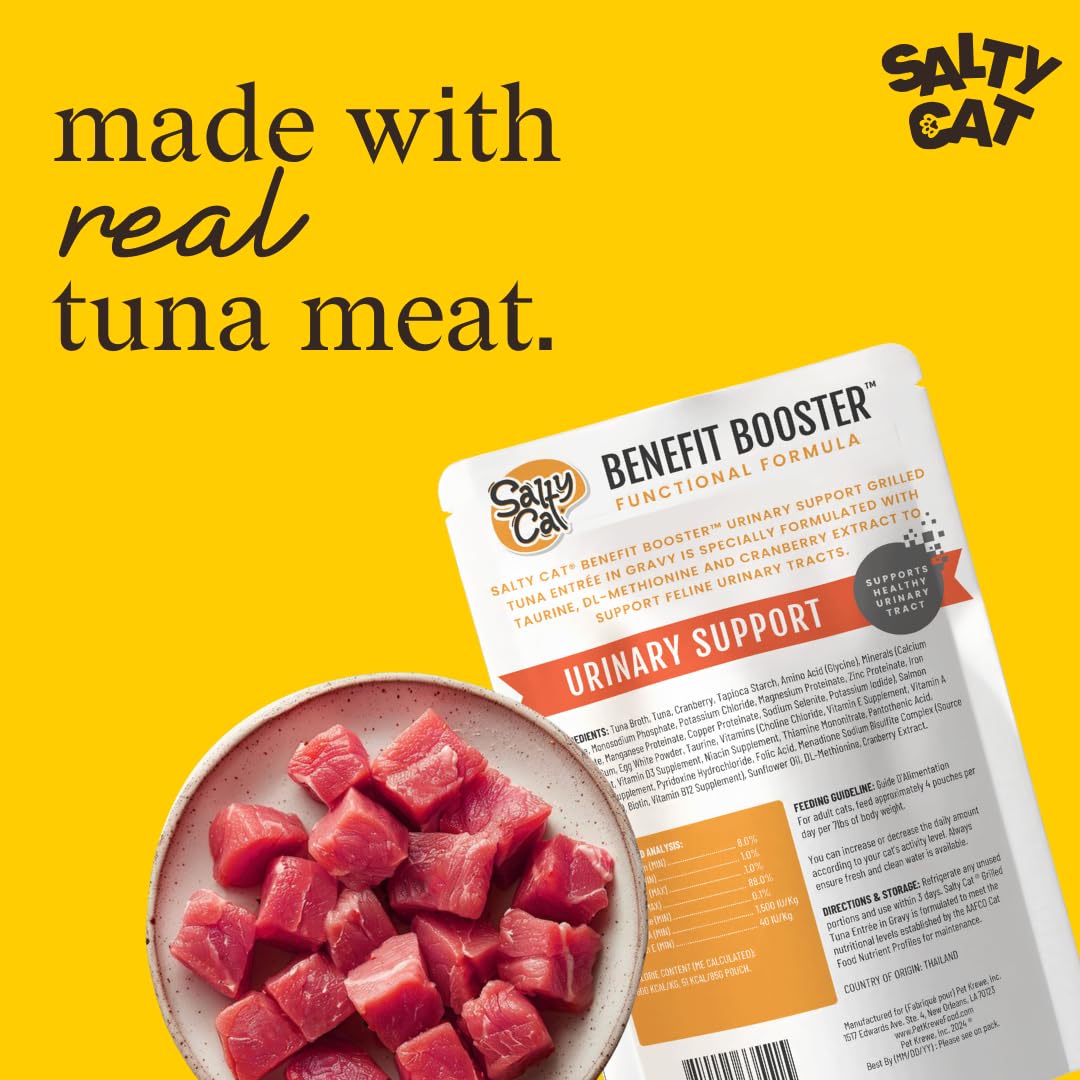 Salty Cat gros plan thon grillé source de protéines digestibles