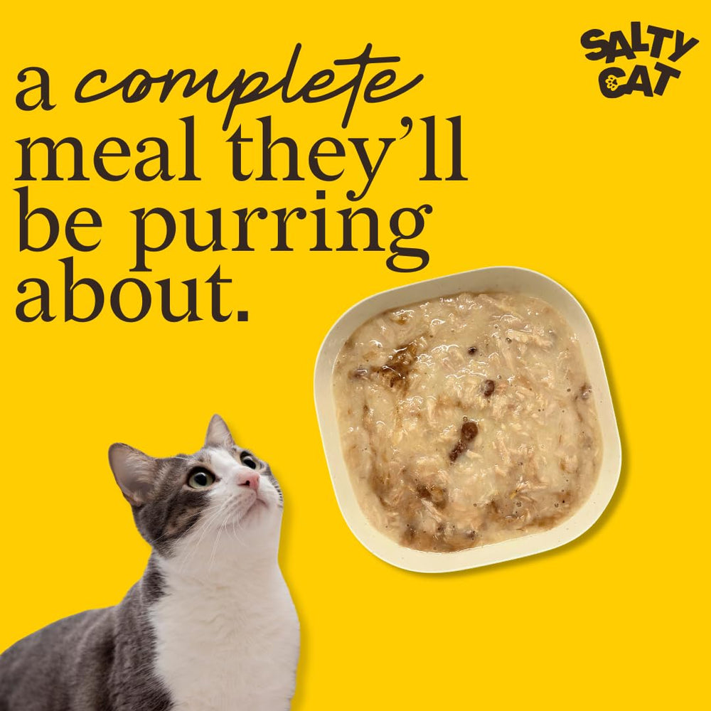 Salty Cat sauce humide détail favorisant l'hydratation du chat