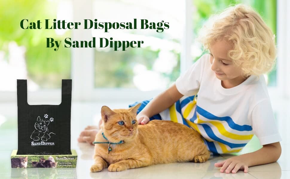 Sand Dipper sac noué en action pour une manipulation propre