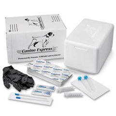 SANPROV kit face ouverte montrant composants et pack réfrigérant garantissant conservation