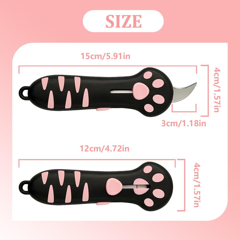 sanvvv coupe-boîte patte de chat noir profil montrant la forme ergonomique