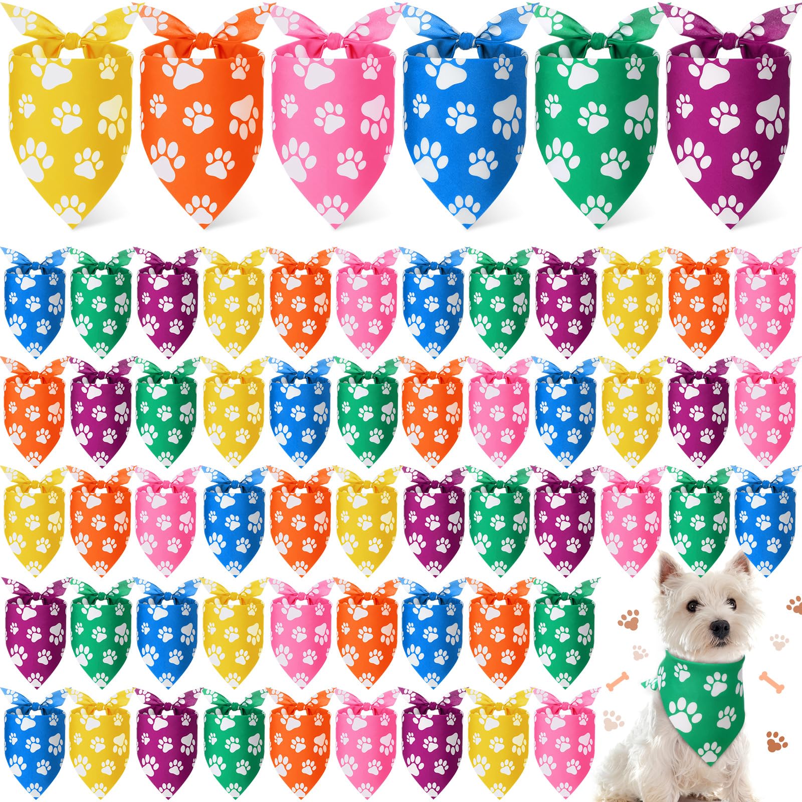 Sanwuta pack de bandanas devant montrant quantité et couleurs utiles