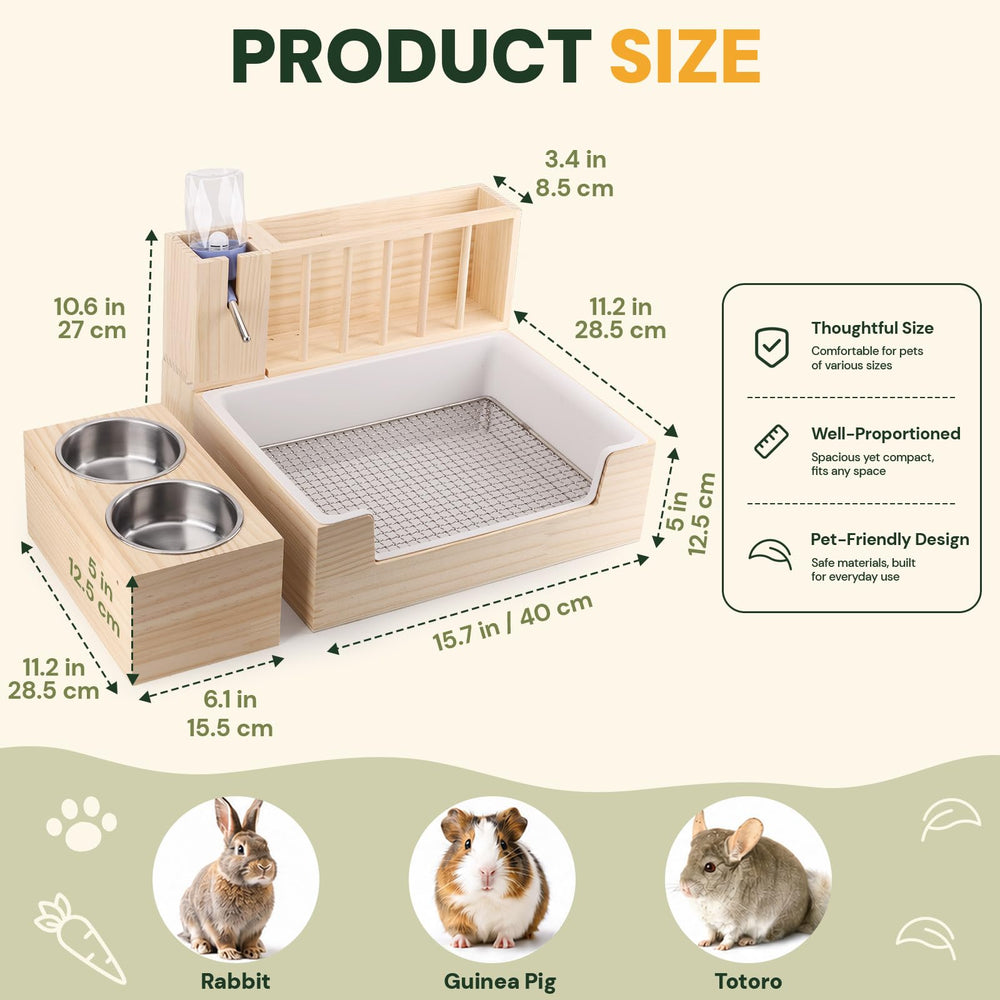 SANXHAMSTER deux bols en acier inoxydable pour alimentation hygiénique