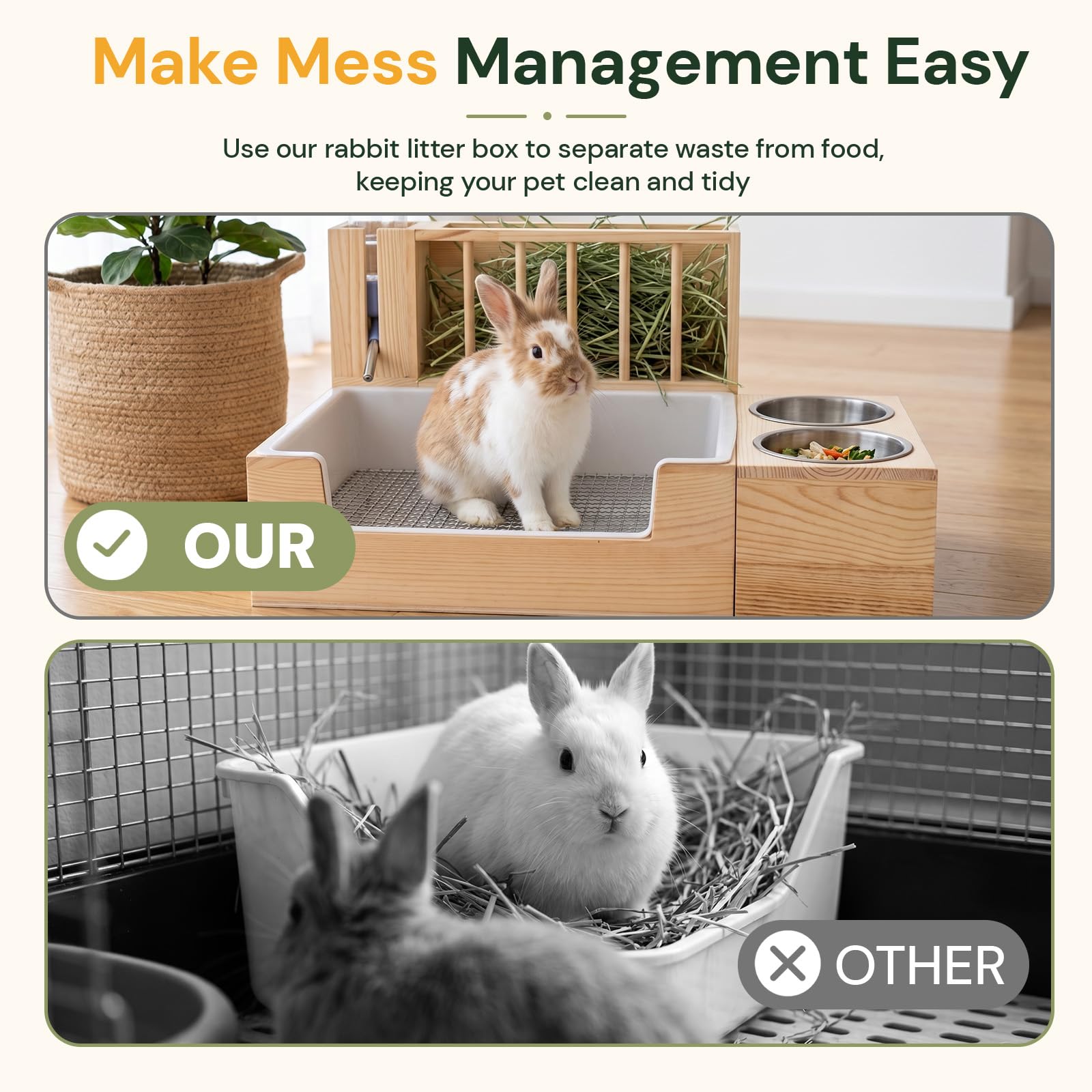 SANXHAMSTER détail du bois naturel résistant au rongement et sûr