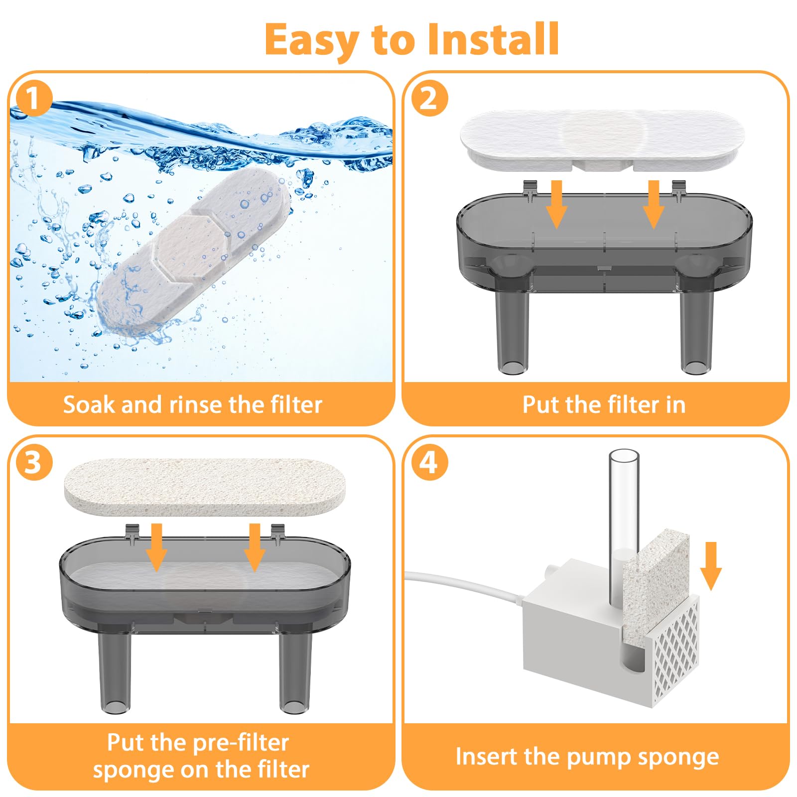 SANXUO installation sur fontaine facile et sans outil