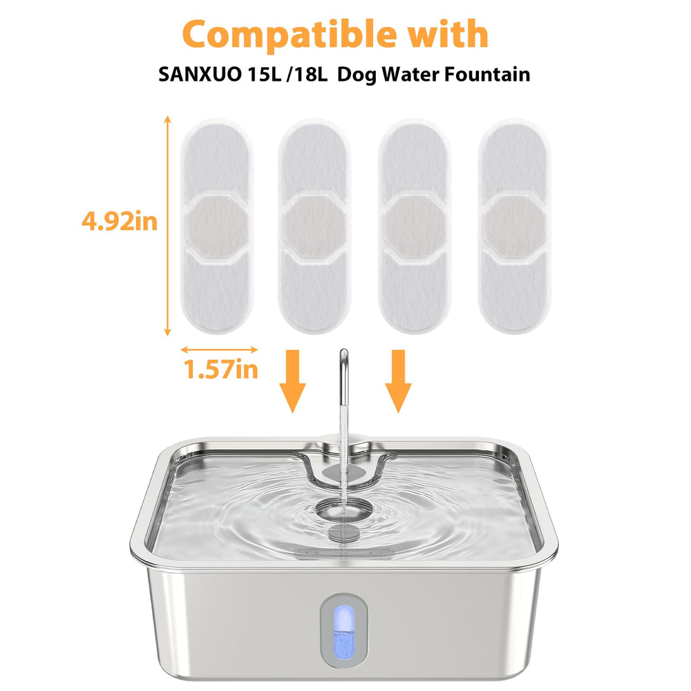 SANXUO mousse pré-filtre détaillée retenant poils efficacement