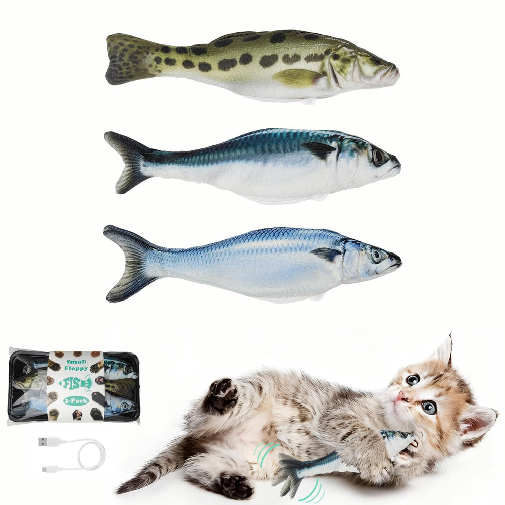 Satauko emballage du lot de trois poissons, attractif et prêt à offrir