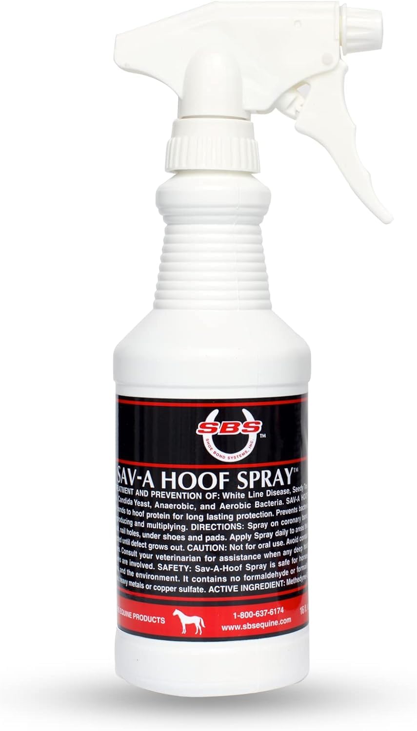 SAV-A-HOOF flacon face avant montrant le spray et protection rapide