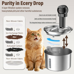 savfume fontaine en usage chat encourage hydratation discrète