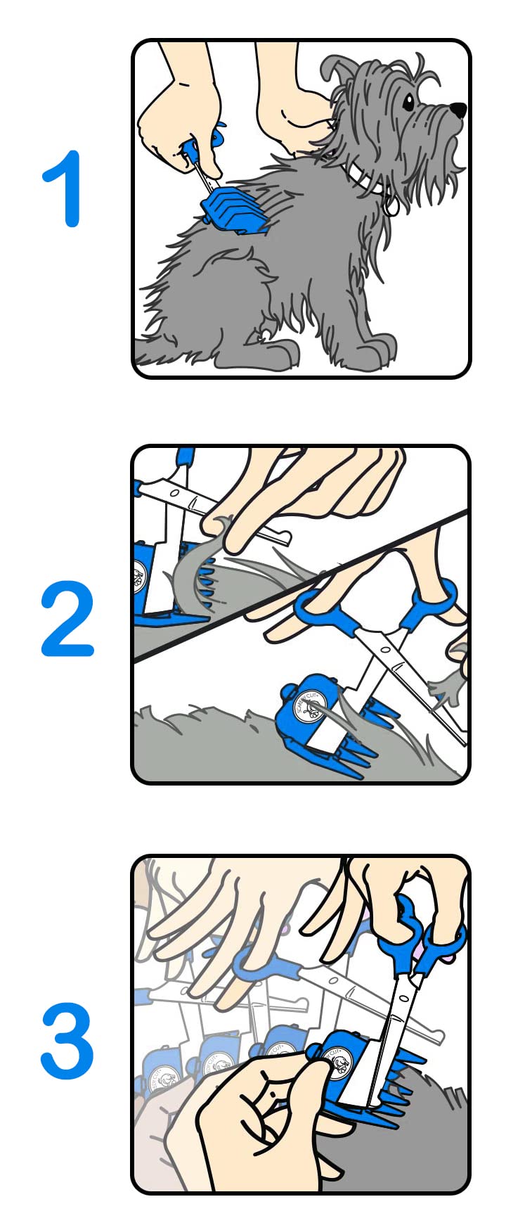 Scaredy Cut inserts de doigt en gel pour prise confortable et antidérapante