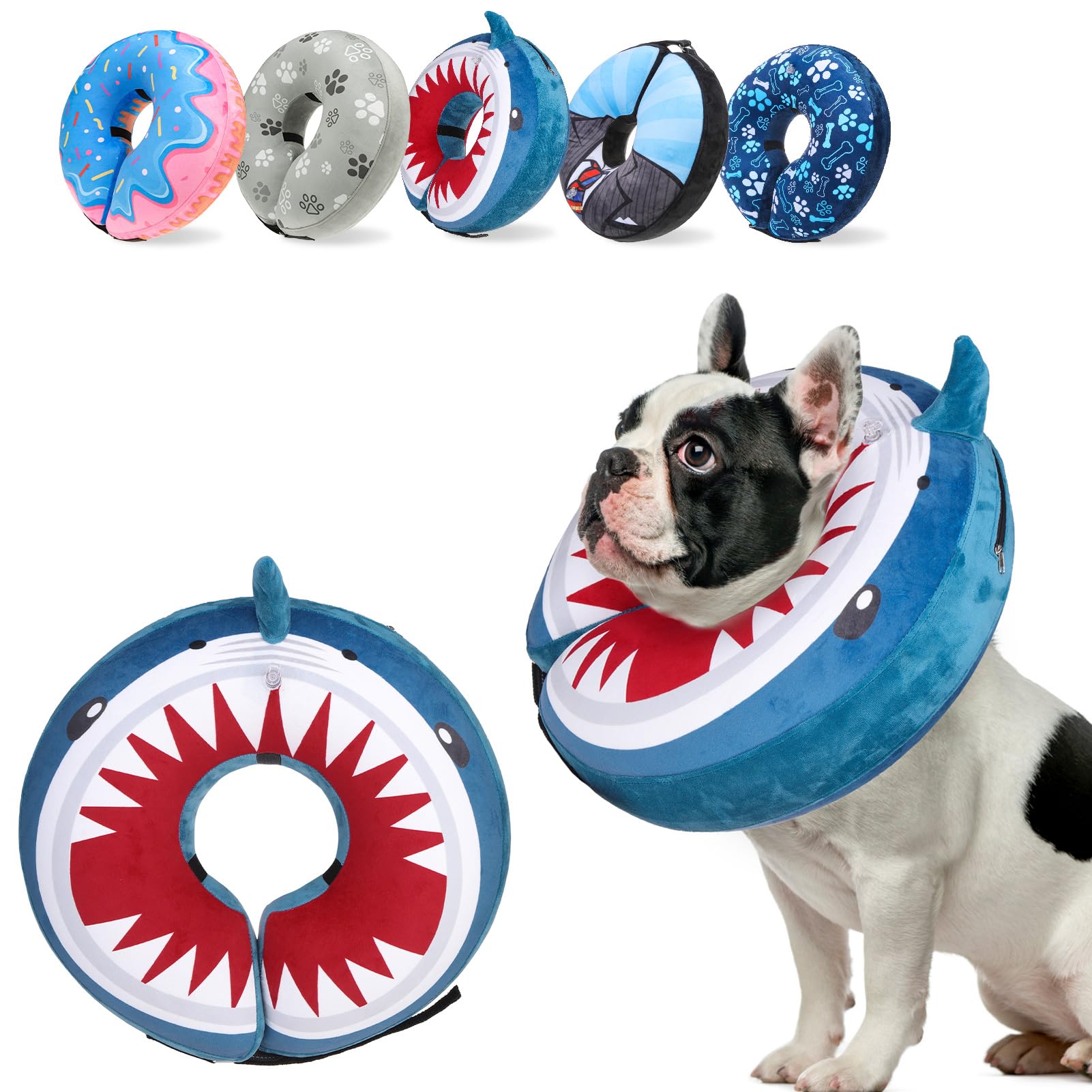 SCENEREAL collier gonflable face avant, confort et protection visibles