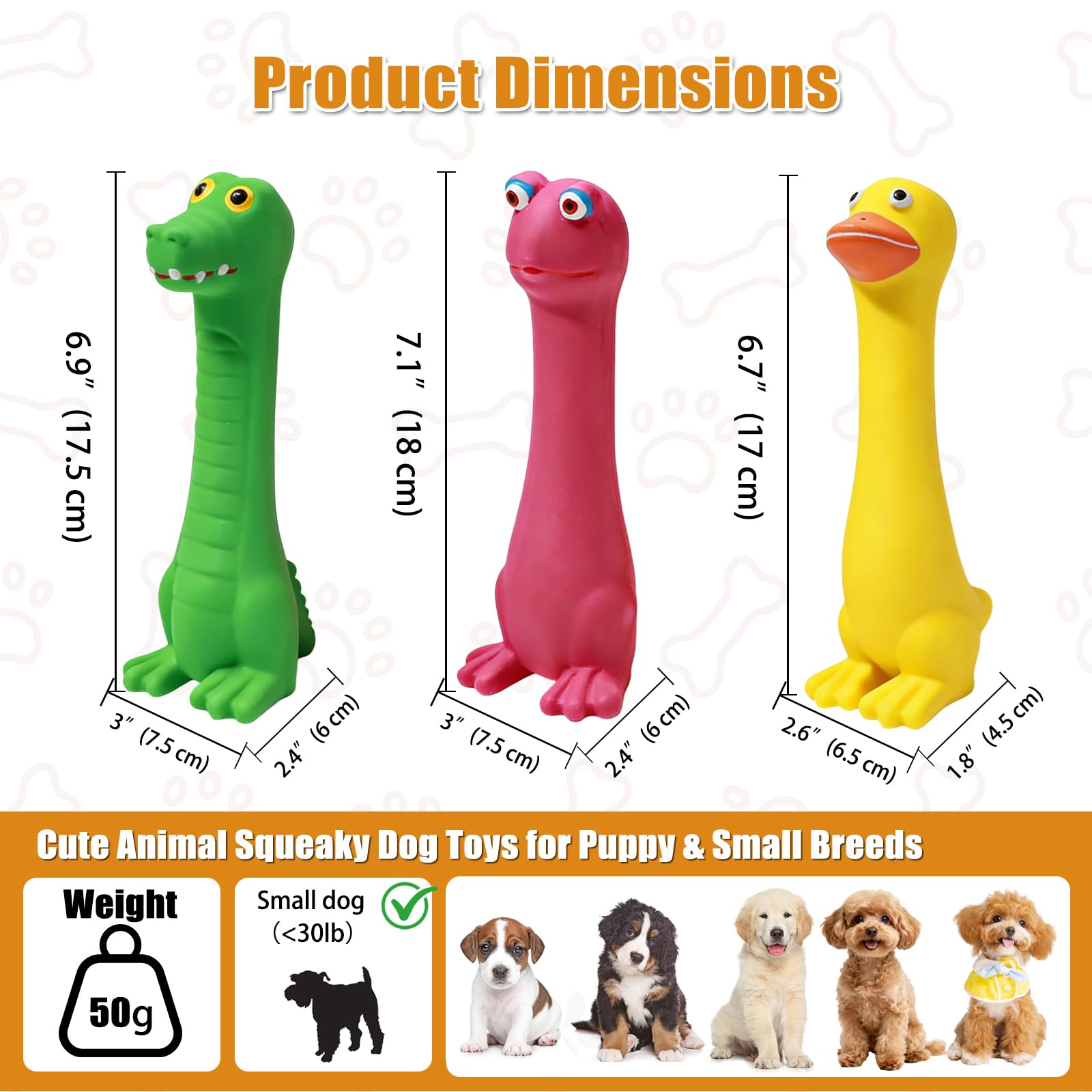 SCHITEC canard et dinosaure en groupe, assortiment coloré encourageant le jeu