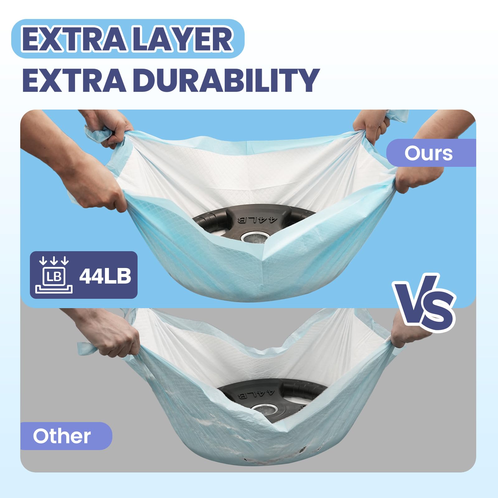 SCLOSE vue intérieure montrant gel absorbant qui retient liquide