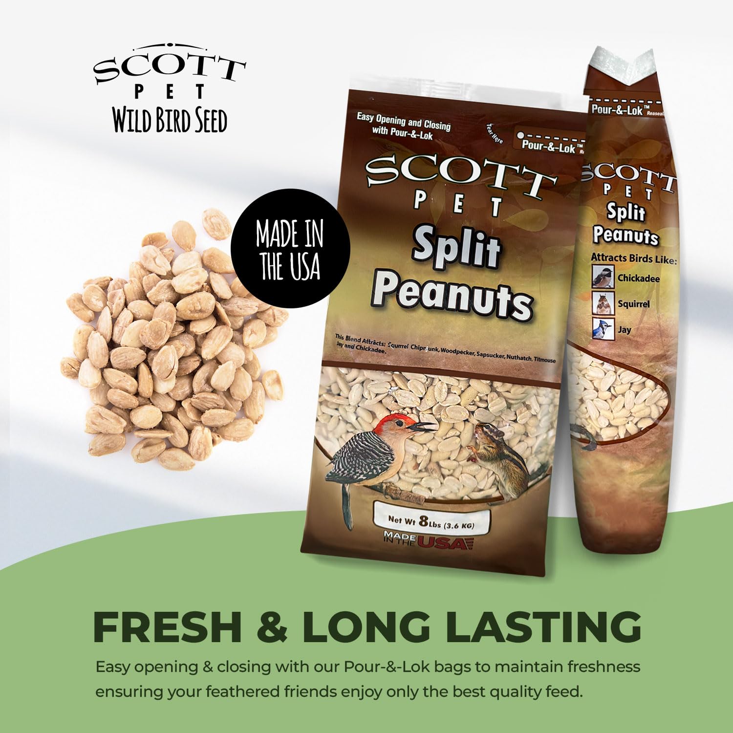Scott Pet comparaison de taille dans la main pour évaluer portion